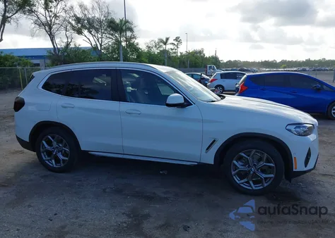 2023 BMW X3 Sdrive30I из США, поврежденный, VIN 5UX43DP03P9T20925